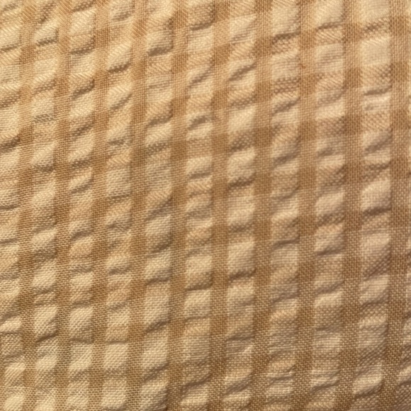 Men’s Lands End Seersucker Shirt, Medium - Picture 2 of 2